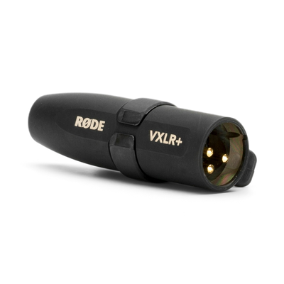 RODE VXLR+ 3.5mm TRS to XLR Adapter with Power Converter RODE VXLR+ 3.5mm TRS to XLR Adapter with Power Converter