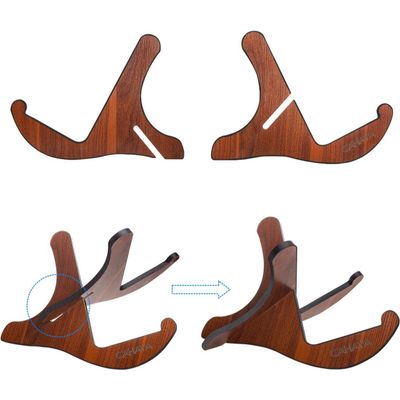 LW Essentials® Basic 2-Piece Wooden Guitar Stand