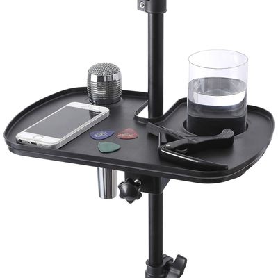 LW Essentials® Basic Tray for Microphone Stand with Mic & Drink Holder LW Essentials® Basic Tray for Microphone Stand with Mic & Drink Holder
