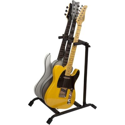 LW Essentials® Premium Multi-Guitar Stand - Foldable