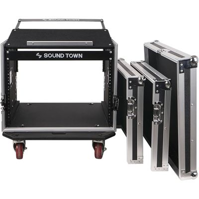 LW Essentials® Premium Pro Audio Rack Case with Wheels