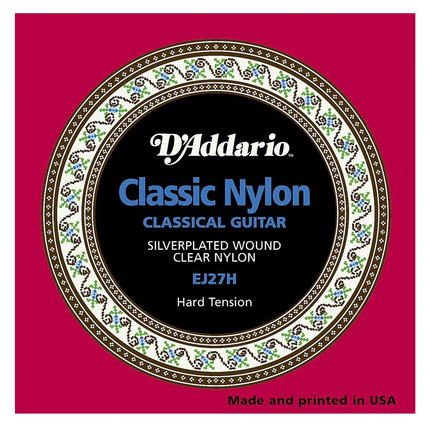 D'Addario EJ27H Classical Guitar Strings Hard Tension