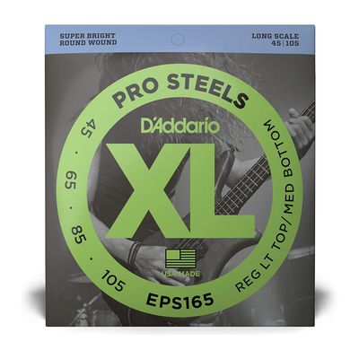 D'Addario EPS165 Long Scale 4-String Bass Guitar Strings D'Addario EPS165 Long Scale 4-String Bass Guitar Strings