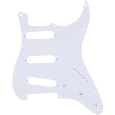 LW Essentials® Basic 60s Vintage Stratocaster SSS Pickguard 11 Hole LW Essentials® Basic 60s Vintage Stratocaster SSS Pickguard 11 Hole