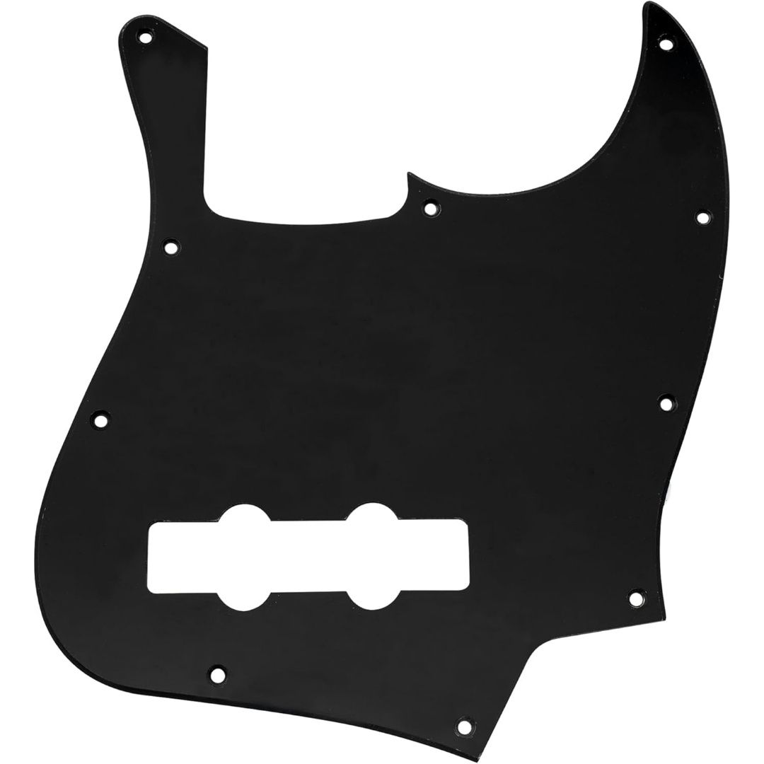 LW Essentials® Basic Modern Style Jazz Bass Pickguard 10 Hole LW Essentials® Basic Modern Style Jazz Bass Pickguard 10 Hole
