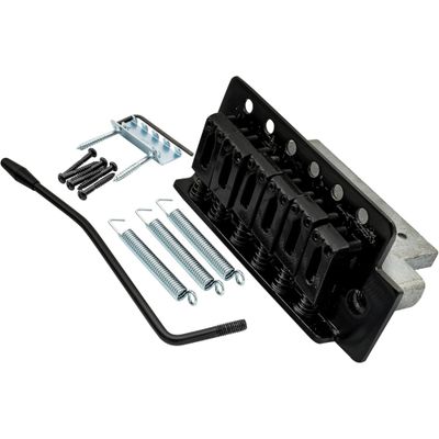 LW Essentials® Basic Stratocaster Tremolo Bridge/Saddle & Bar Assembly LW Essentials® Basic Stratocaster Tremolo Bridge/Saddle & Bar Assembly