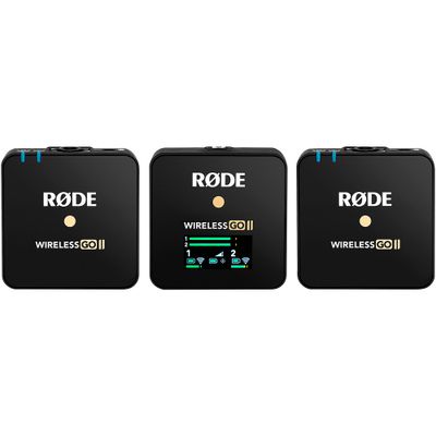 RODE Wireless Go II Dual-Channel Wireless Microphone System Black (Used) RODE Wireless Go II Dual-Channel Wireless Microphone System Black (Used)