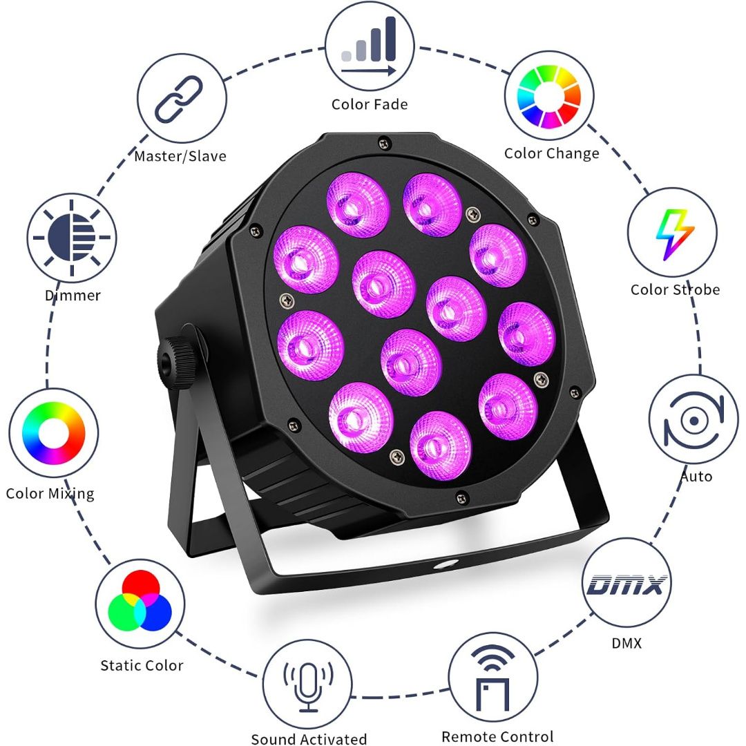 LW Essentials® Premium RGB Stage Par Lights