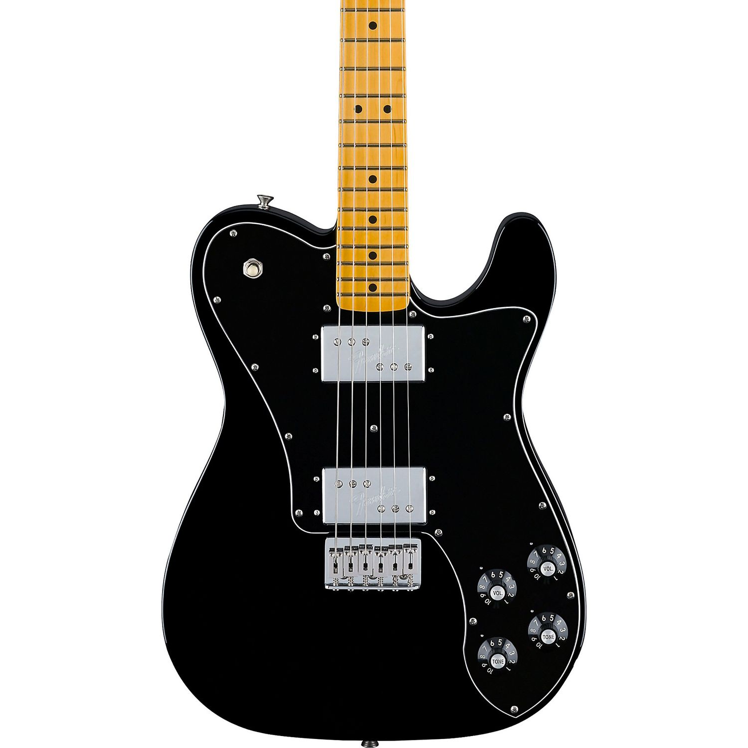 Fender American Vintage II 1975 Telecaster Deluxe Electric Guitar Black Fender American Vintage II 1975 Telecaster Deluxe Electric Guitar Black