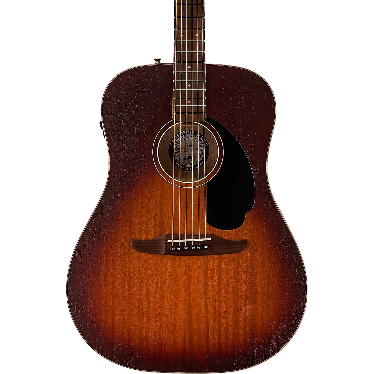 Fender California Redondo Special All-Mahogany Acoustic-Electric Guitar Honey Burst