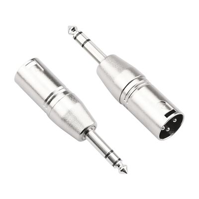 LW Essentials® Basic XLR Male to 1/4 in. Male TRS Stereo Adapter LW Essentials® Basic XLR Male to 1/4 in. Male TRS Stereo Adapter