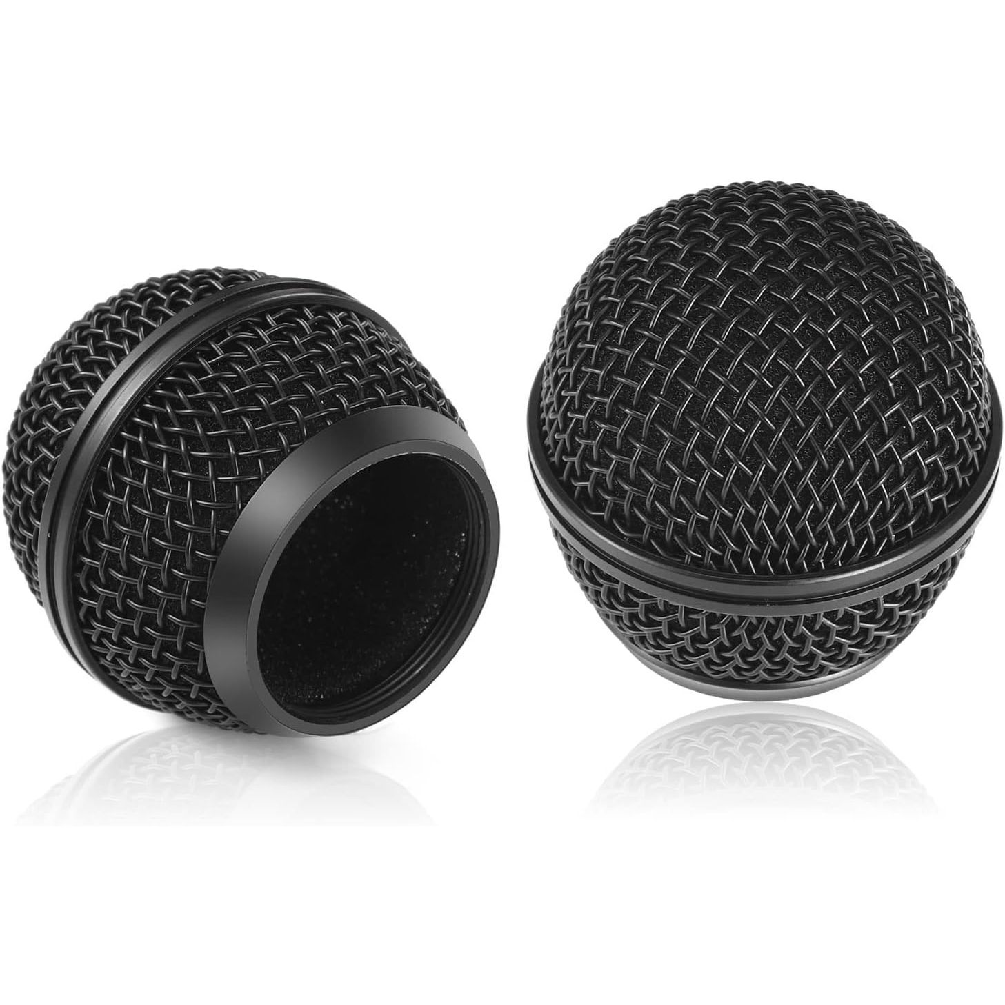 LW Essentials® Basic Microphone Head Replacement, Style:: Black