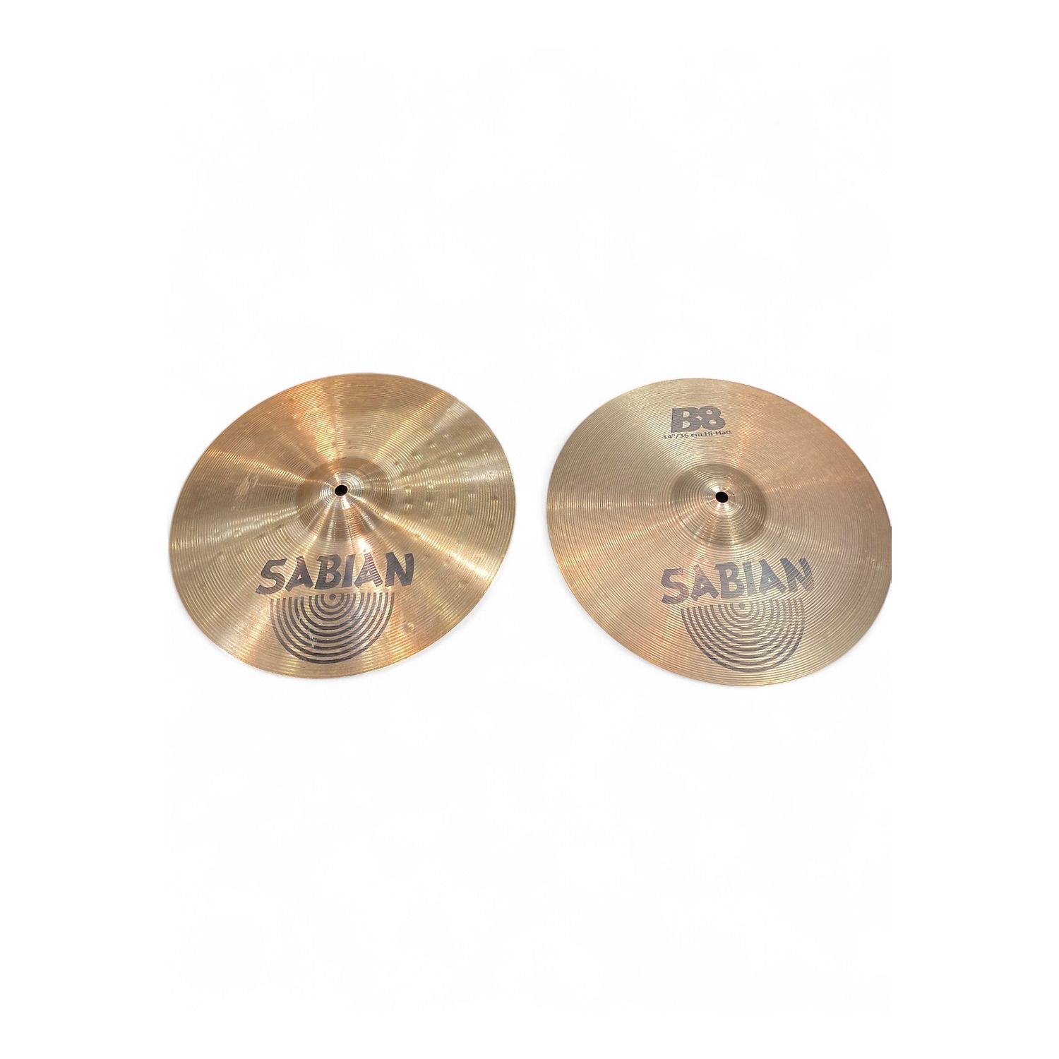 SABIAN B8 Hi-Hat Cymbal Pair (USED) SABIAN B8 Hi-Hat Cymbal Pair (USED)