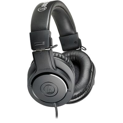 Audio-Technica ATH-M20x Closed-Back Professional Studio Monitor Headphones Black Audio-Technica ATH-M20x Closed-Back Professional Studio Monitor Headphones Black