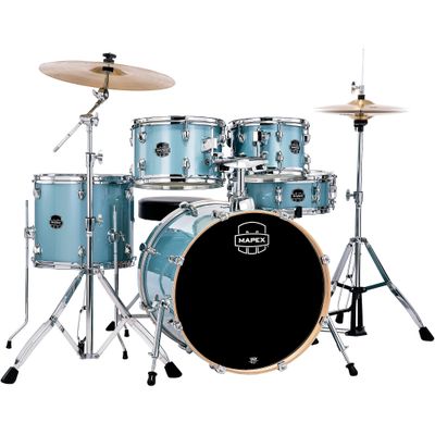 Mapex Venus 5-Piece Fusion Drum Set With Hardware and Cymbals Mapex Venus 5-Piece Fusion Drum Set With Hardware and Cymbals