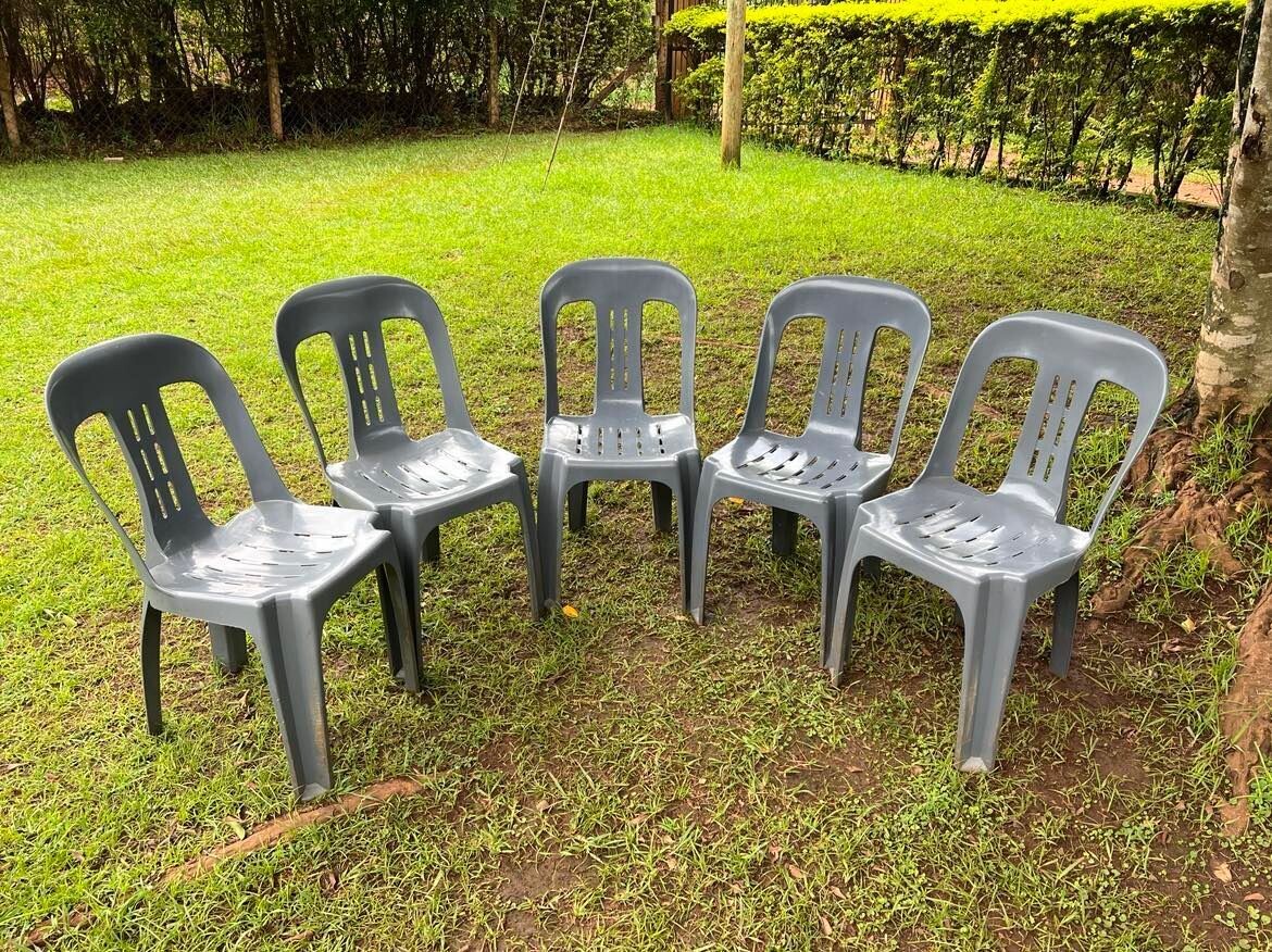 Plastic Chairs (Set of 5)