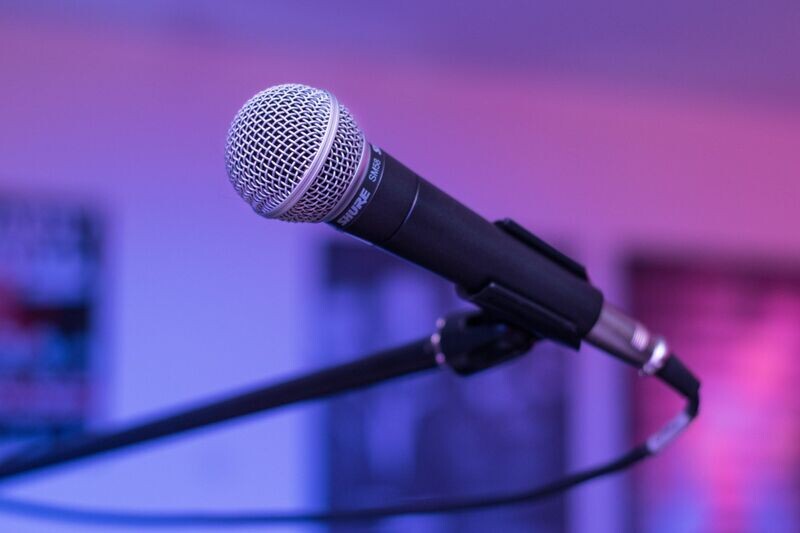Microphone with Stand