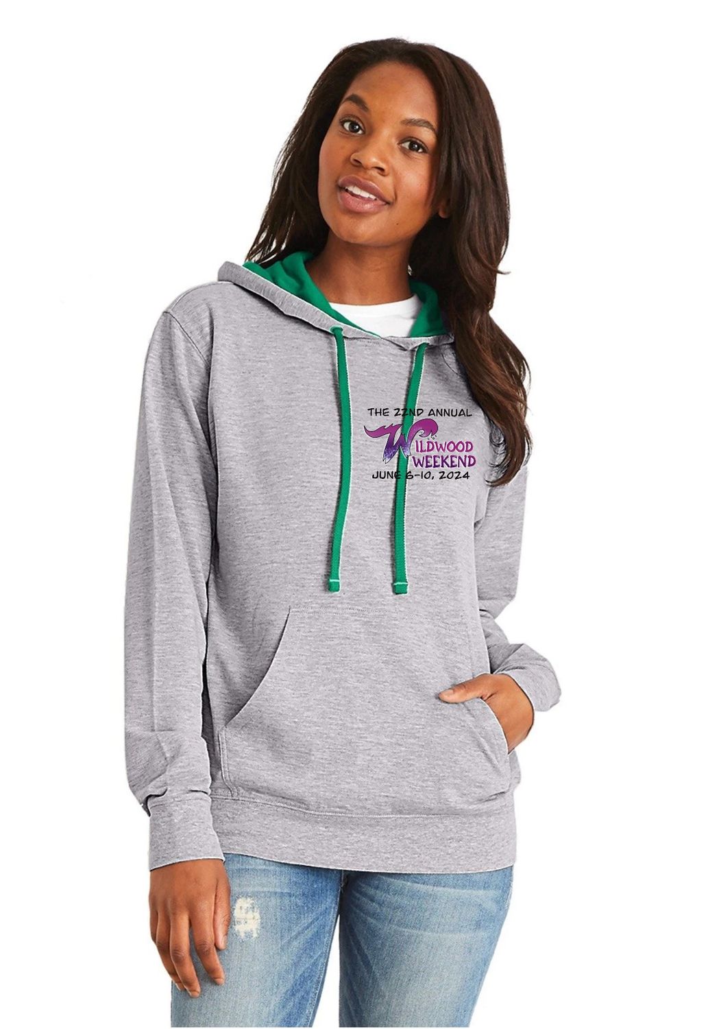 Two tone unisex  hoodie