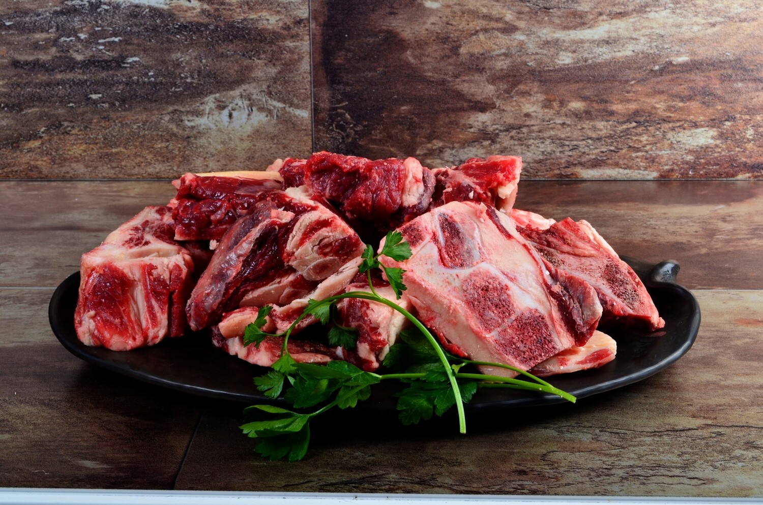 Bag of meaty beef bones