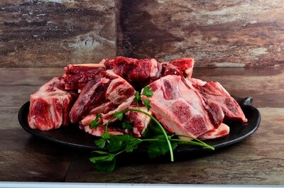 Bag of meaty beef bones