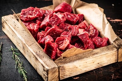 Beef cubes