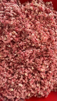 Raw beef mince