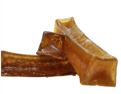 Peanut butter infused beef marrow chew