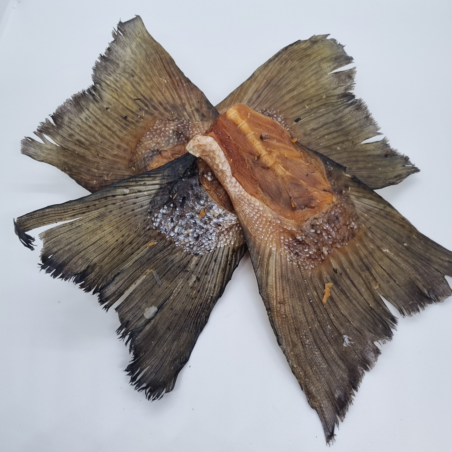 Dried salmon tails