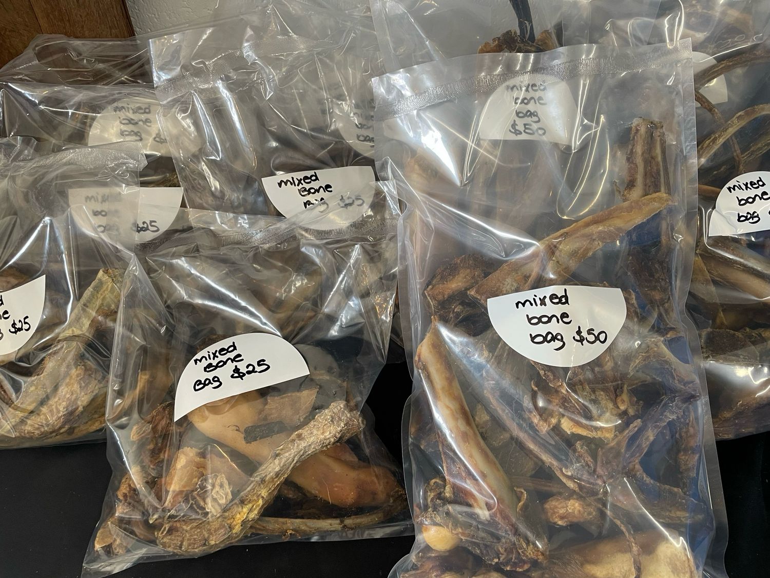 Mixed Bag Dehydrated Bones