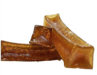 Peanut butter infused beef marrow chew