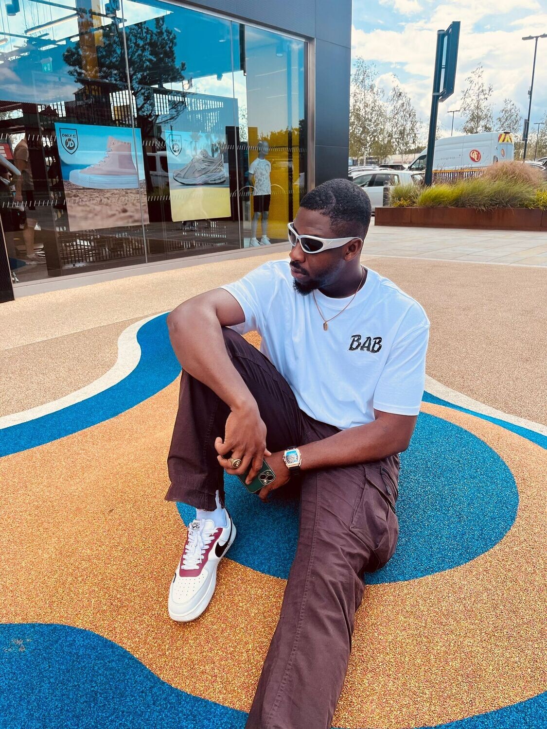 BAB WhiteOversized  T-Shirt