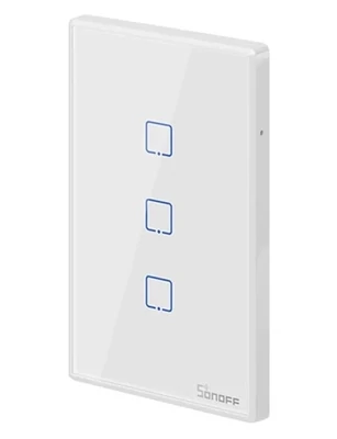 Plaqueta táctil WIFI Sonoff - 3 boton - Blanca