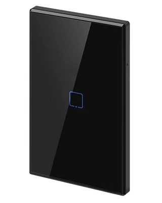 Plaqueta táctil WIFI Sonoff - 1 boton - Negra