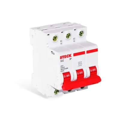 Llave termomagnética DIN 3P STECK 40A / 50A / 63A