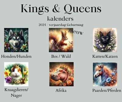 Kalender Kings &amp; Queens