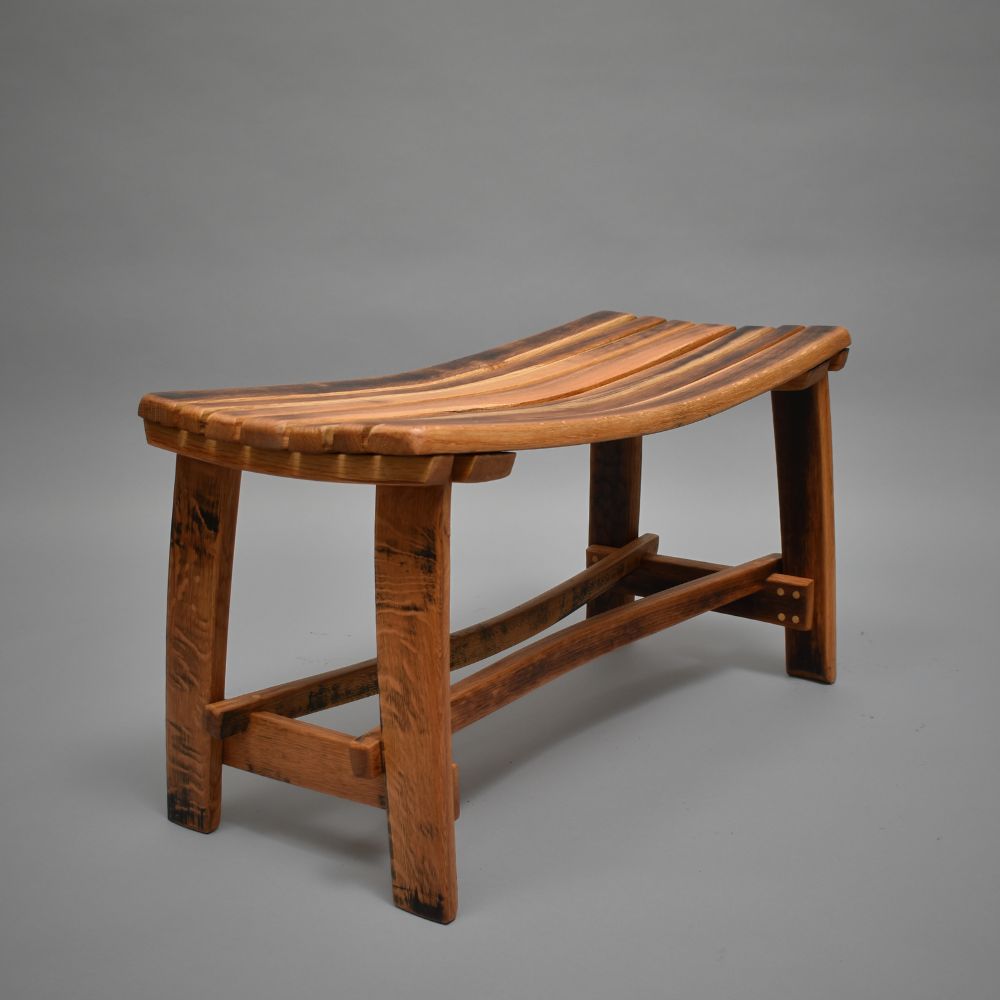 Bench w/ Shelf for Shoes - Rustic Light