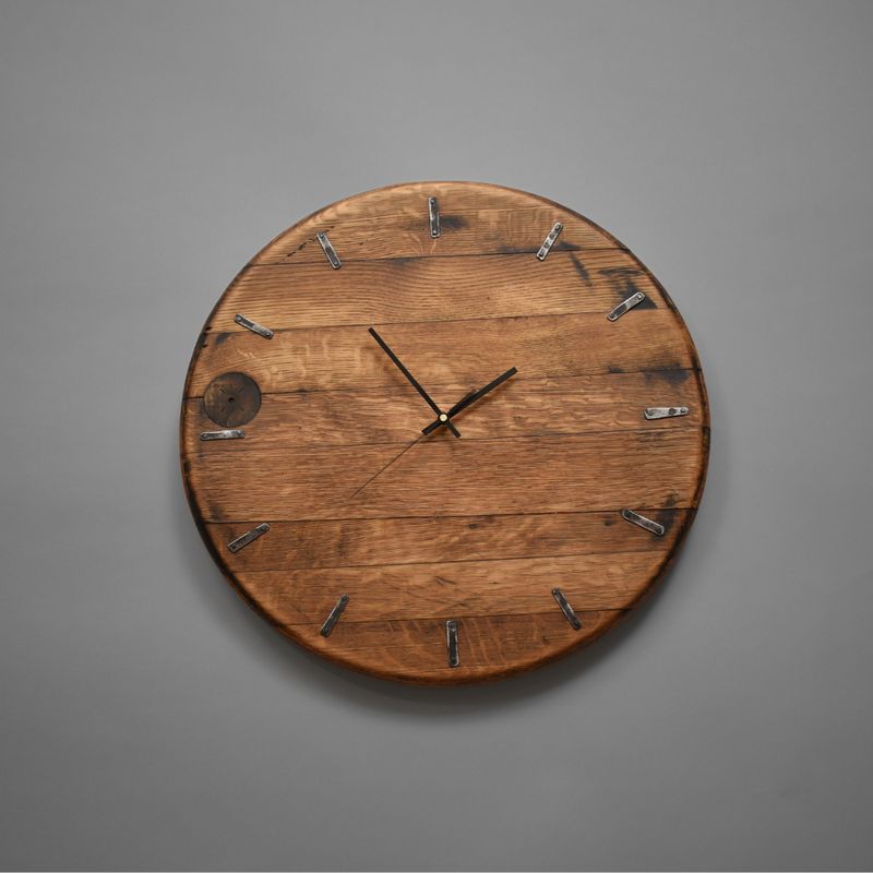 Whiskey Barrel Clock