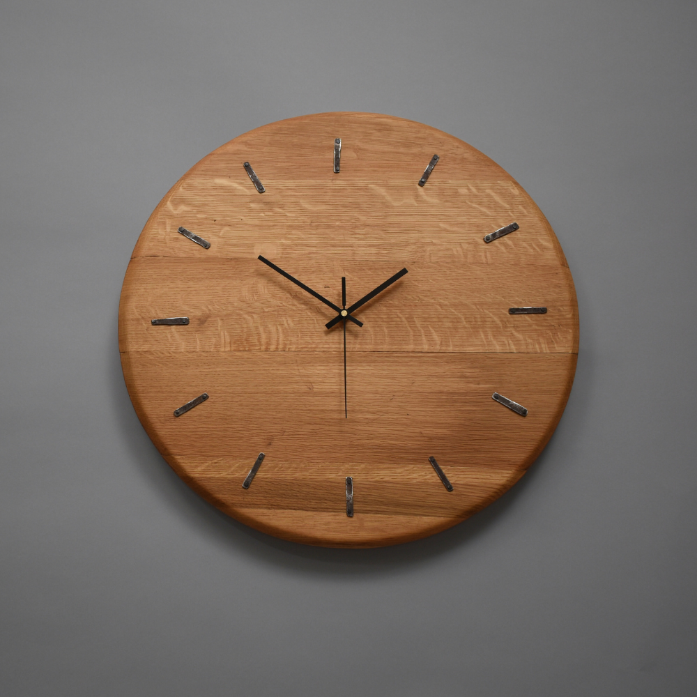 Whiskey Barrel Clock #58