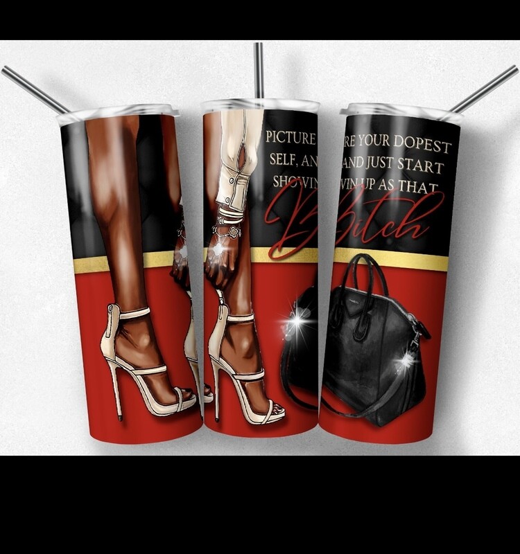RED &amp; BLACK HEEL
