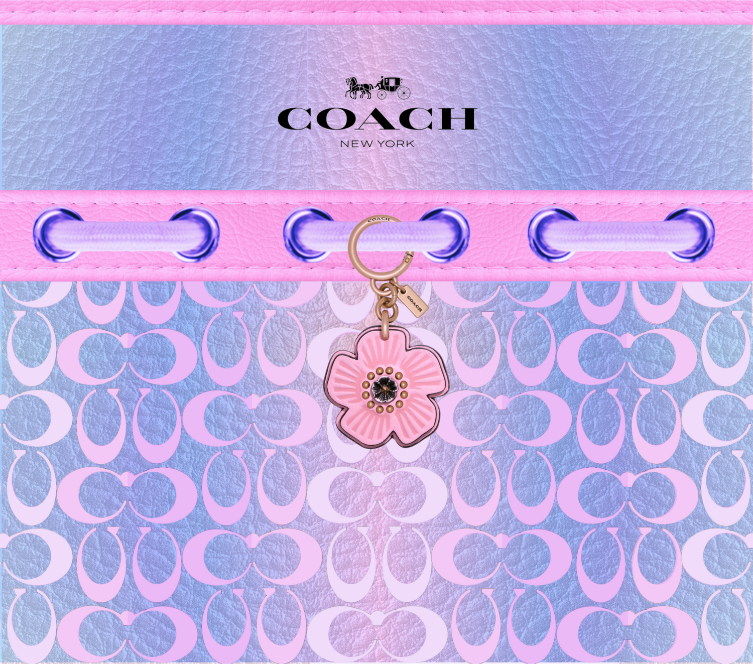 PINK/PURPLE COACH