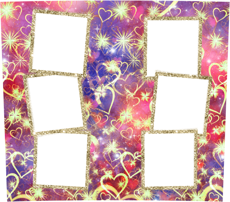 6 PHOTO HEARTS