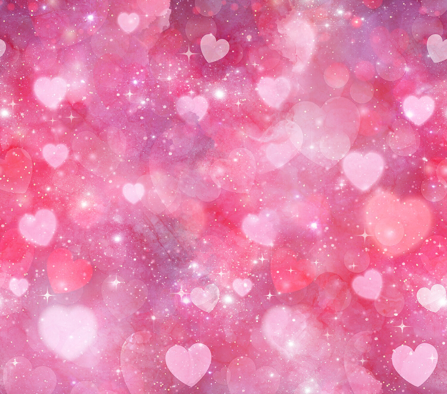 PINK GLITTER HEARTS
