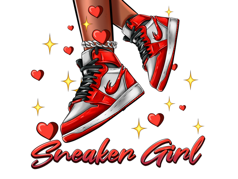 SNEAKER GIRL RED