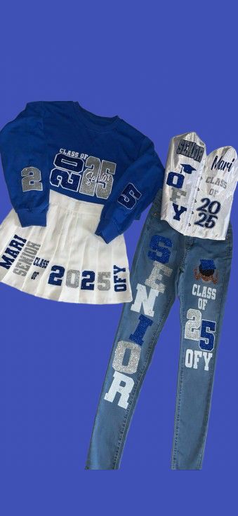 Senior 2026 Corset and Skirt Set Personalized Customized