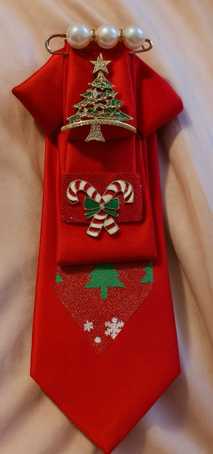 Custom Made Christmas Hat and Tie