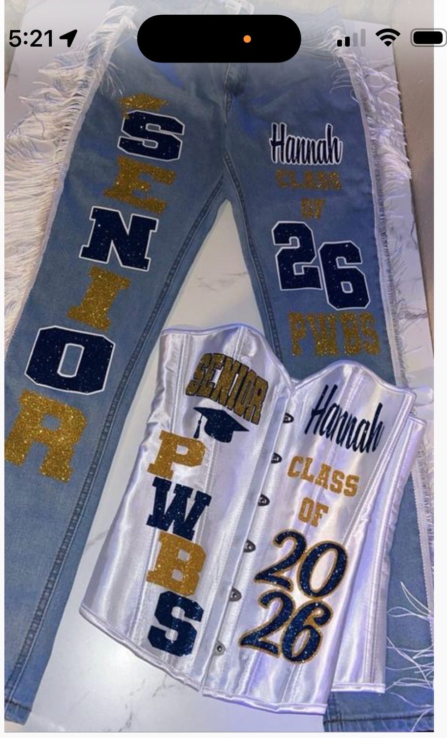 Senior 2026 Custom Set - Personalized School Colors