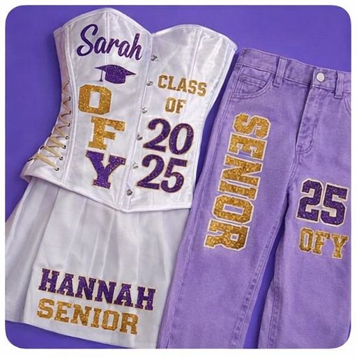 Senior 2026 Custom Set - Personalized School Colors