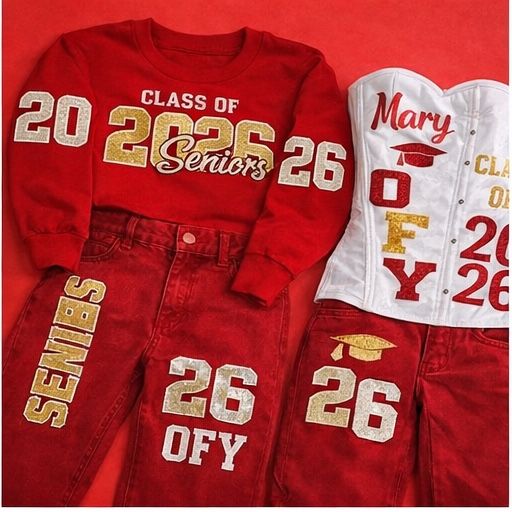 Senior 2026 Custom Set - Personalized School Colors