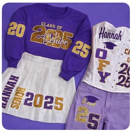 Senior 2026 Custom Set - Personalized School Colors