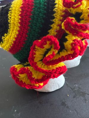 Black History/Juneteenth Ruffle Hat